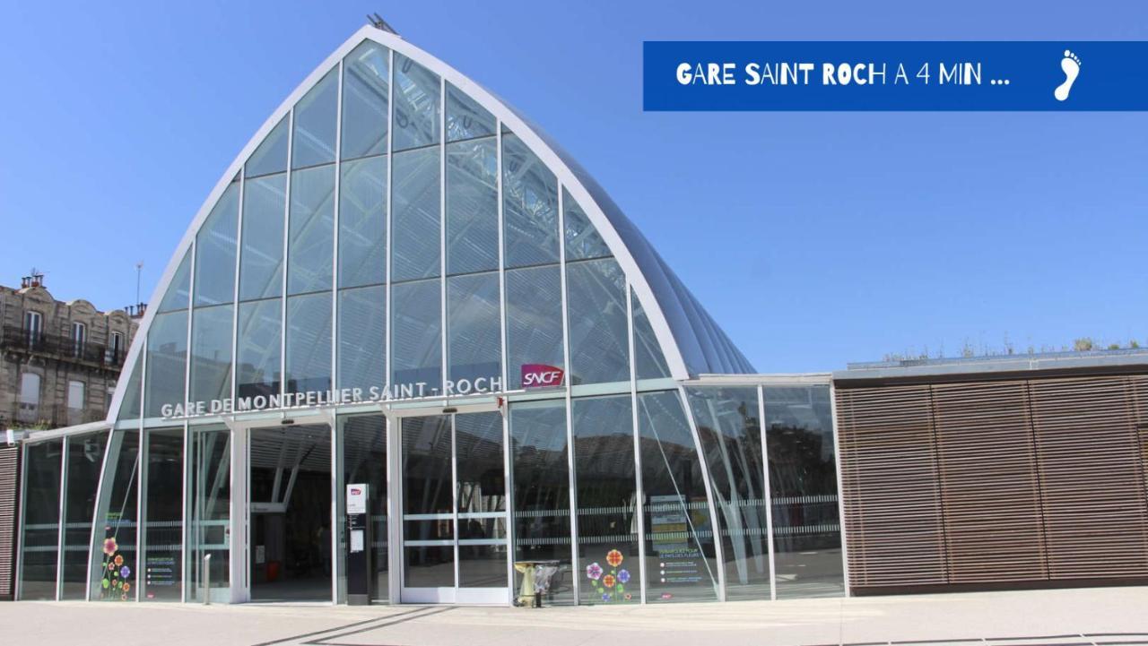 Апартаменти Uncourtsejour - Montpellier Gare - Parking Екстер'єр фото